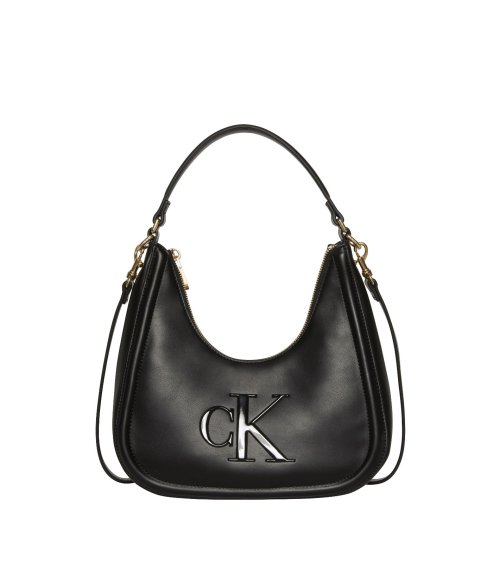 Calvin Klein Bolso de hombro Bold CK Small Crescent