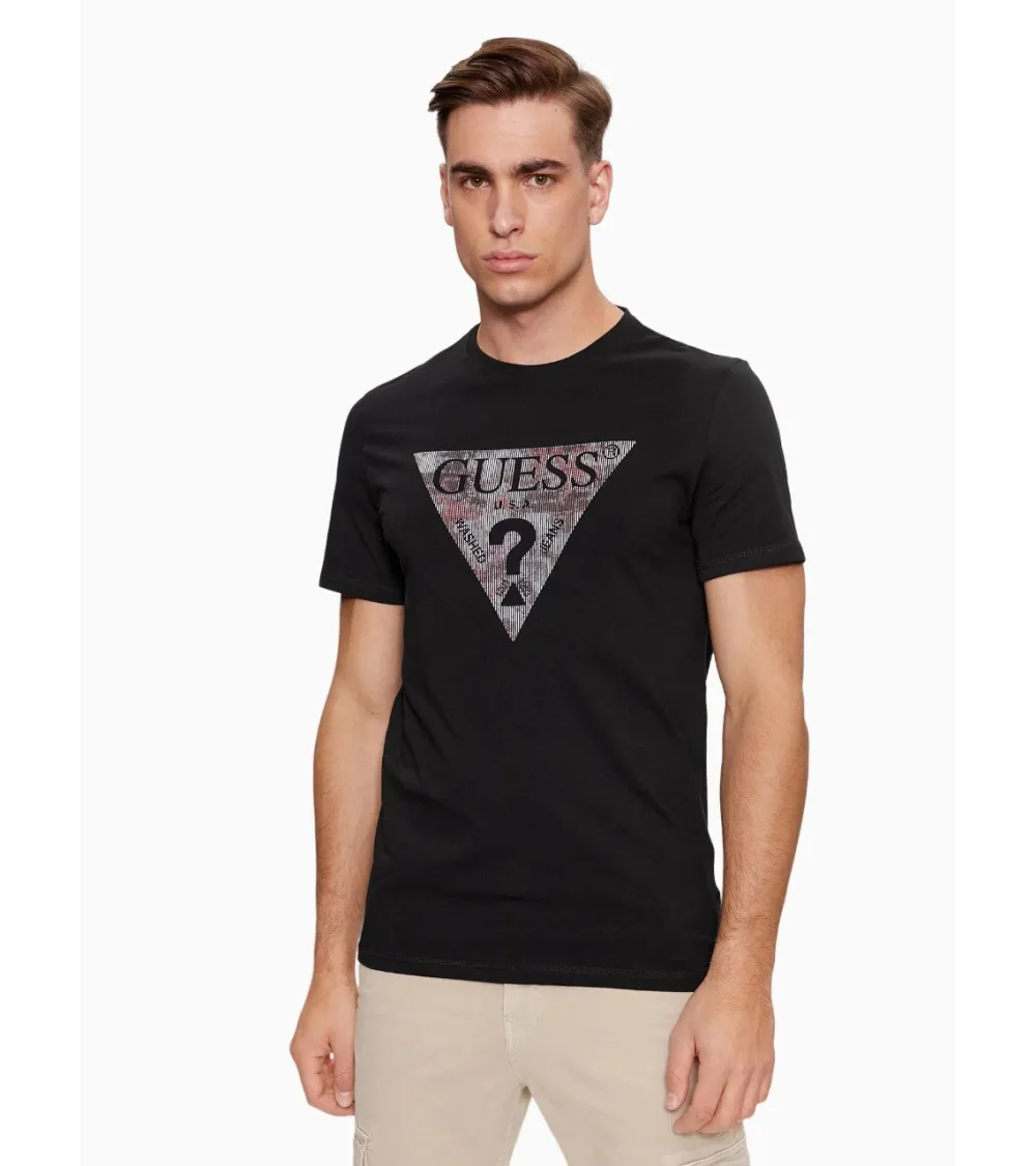 T-shirt Guess with triangular logo