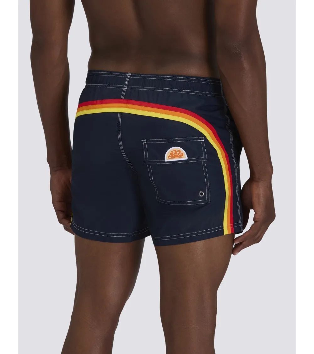 Sundek elastic waist swim shorts
