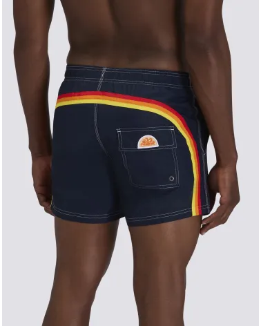 Sundek elastic waist swim shorts