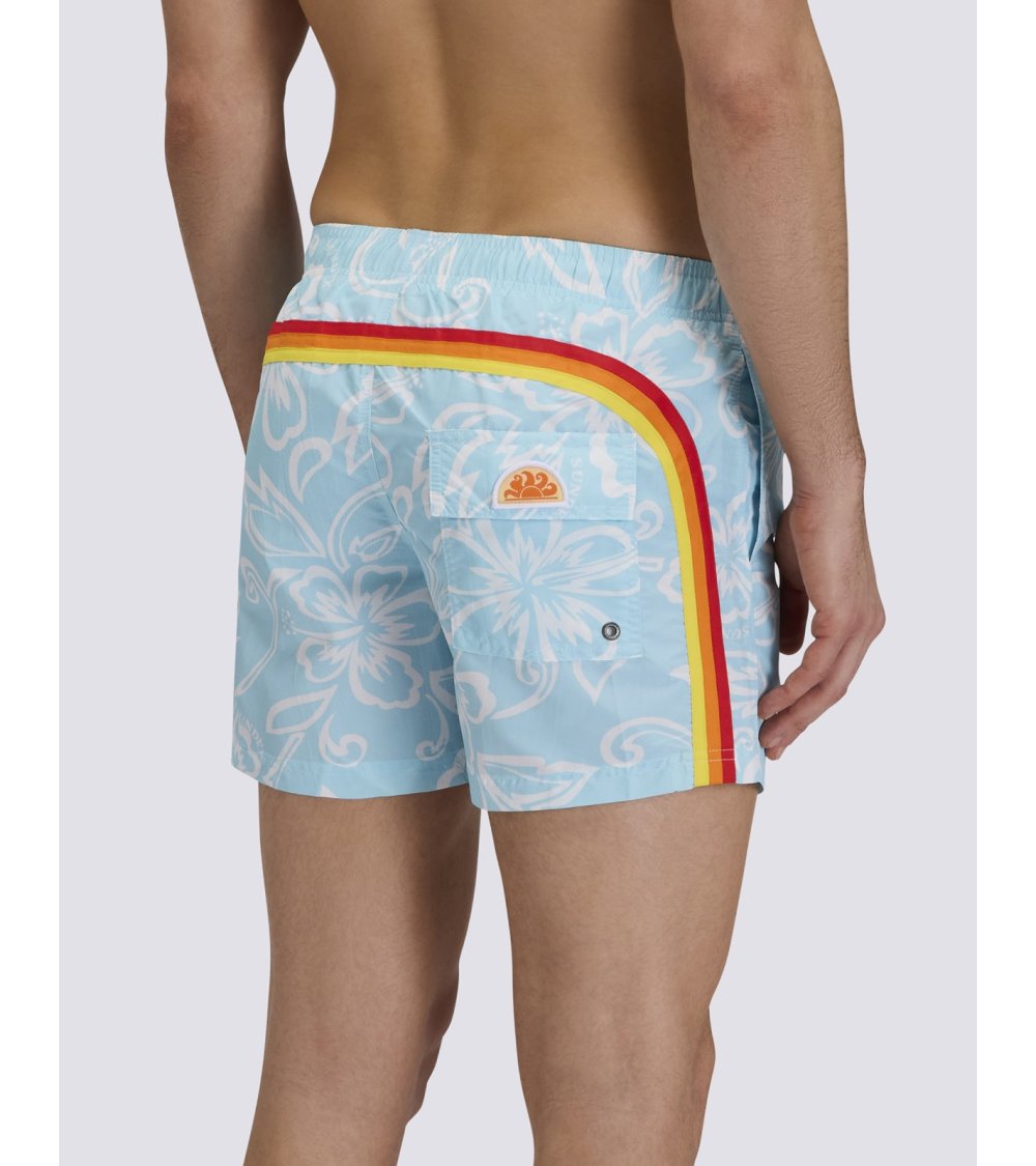 Sundek slip de baño floral