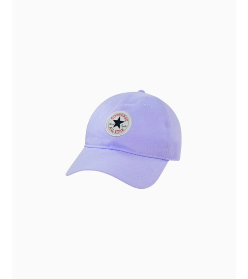 Converse cap with visor and adjustable closure