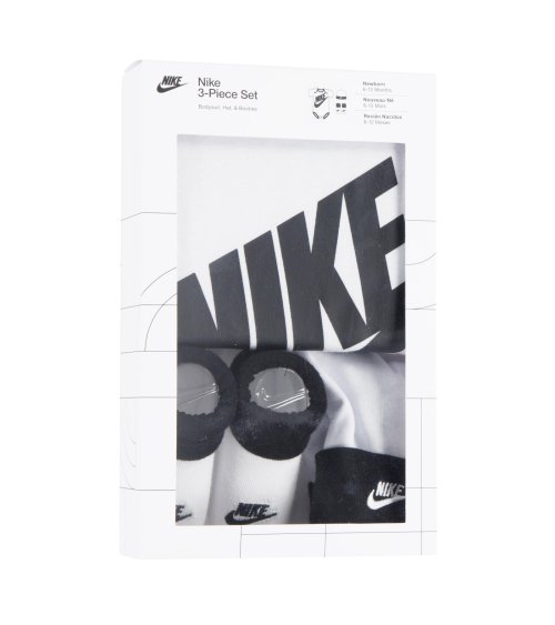 Nike set neonato body cappellino scarpine