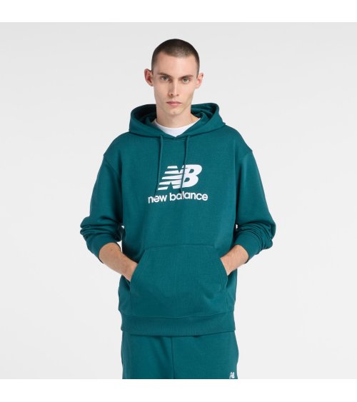 New Balance sudadera con capucha con bolsillos