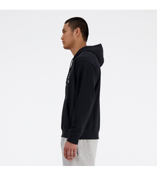 New Balance sudadera con capucha con bolsillos