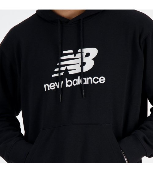 New Balance sudadera con capucha con bolsillos