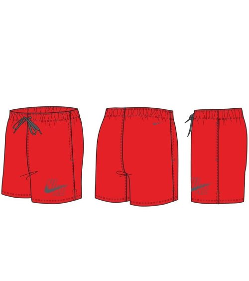 Nike costume da bagno corto elastico in vita