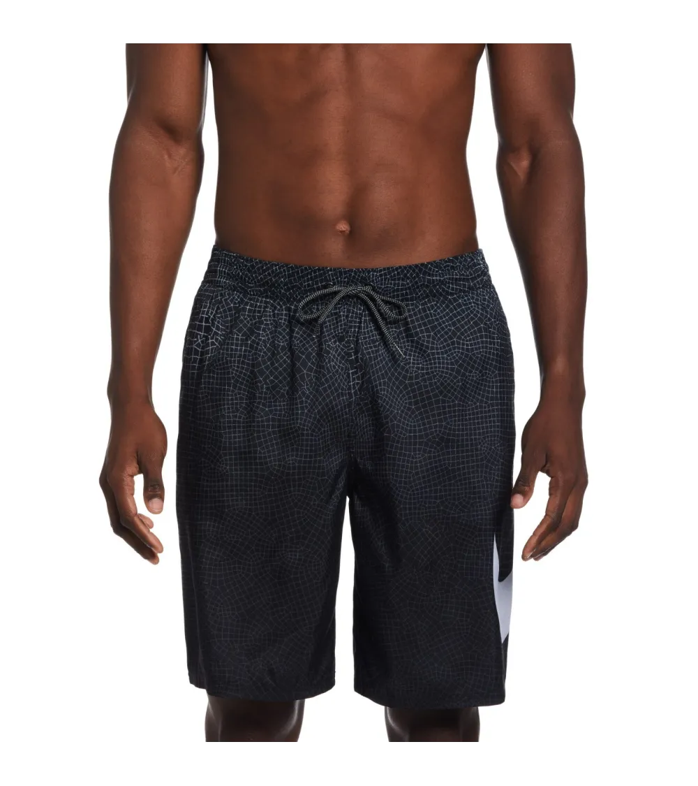 Nike Badeanzug mit geometrischem Druck