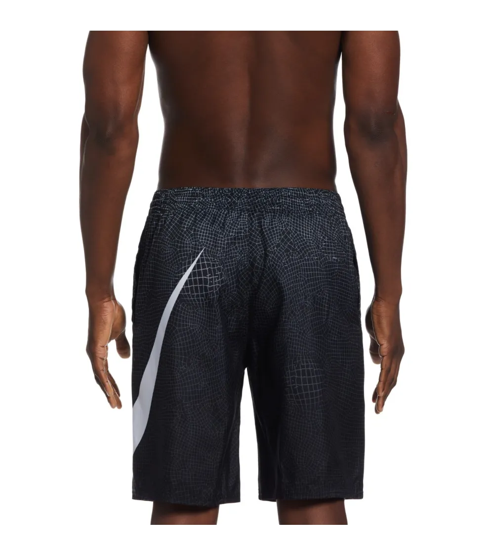 Nike Badeanzug mit geometrischem Druck