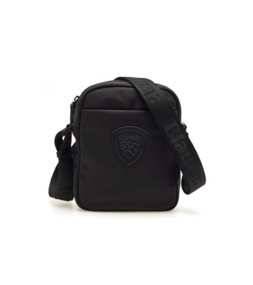 Blauer bolsa bandolera con cremallera