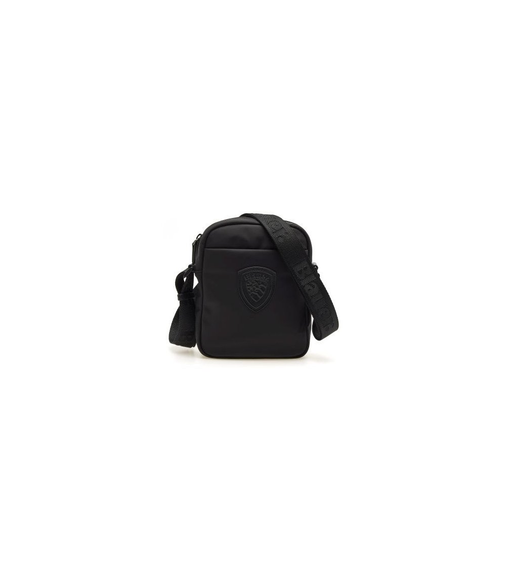 Blauer bolsa bandolera con cremallera