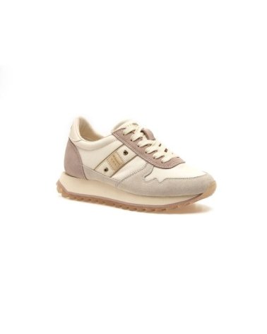 Blauer high-top sneakers in fabric and suede