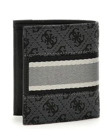 Guess slim wallet with flap closure