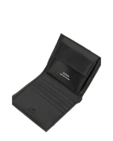 Guess slim wallet with flap closure