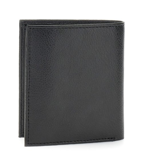 Guess billetera plegable con logo metálico