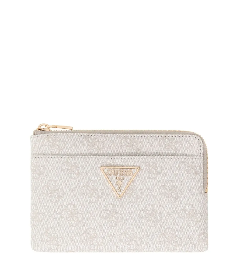 Guess cardholder with zip closure