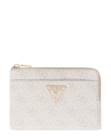 Guess cardholder with zip closure