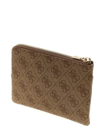 Guess cardholder with zip closure