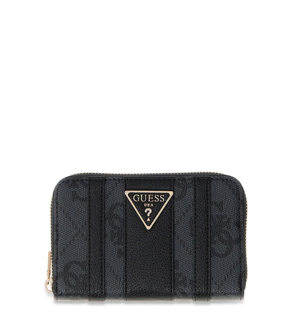 Guess portafoglio zip around con logo