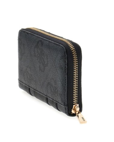 Guess billetera zip around con logo