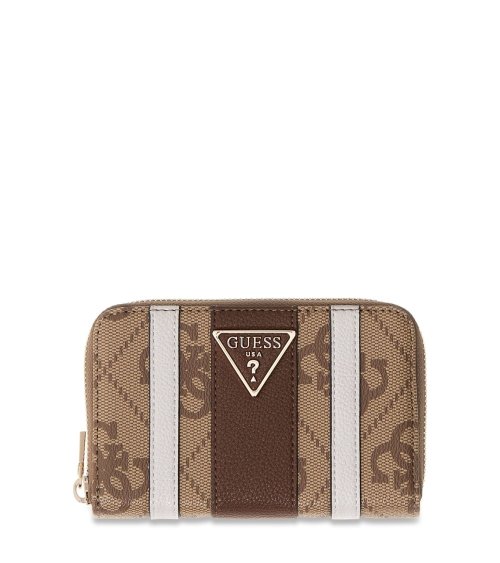 Guess portafoglio zip around con logo
