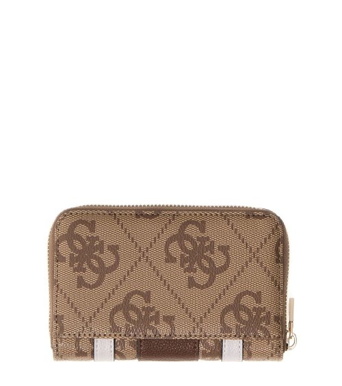 Guess portafoglio zip around con logo