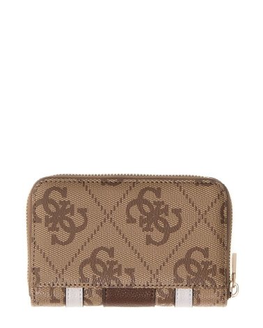 Guess portafoglio zip around con logo