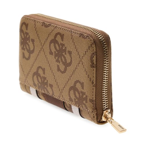 Guess portafoglio zip around con logo
