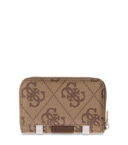 Guess portafoglio zip around con logo