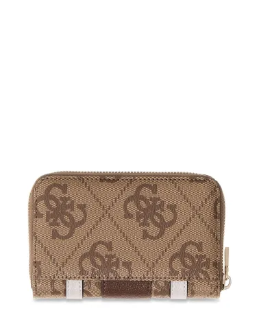 Guess portefeuille zip around avec logo