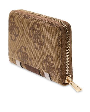 Guess portafoglio zip around con logo