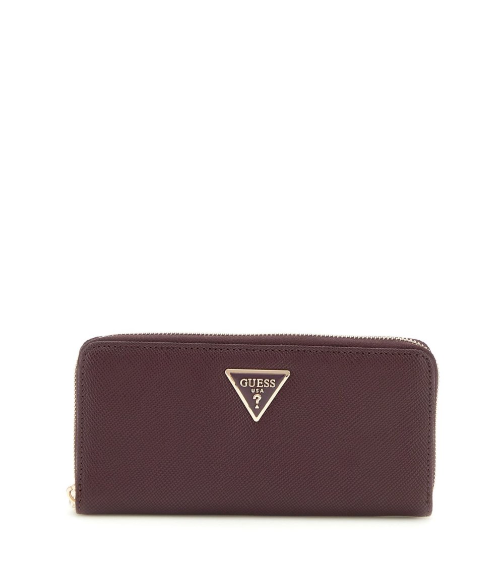 Guess portafoglio lungo con zip