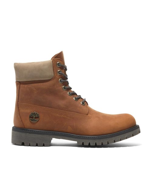 Timberland stivali in pelle con lacci