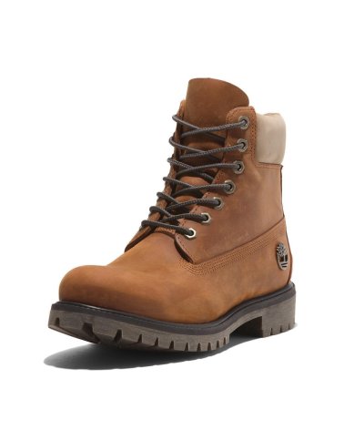 Timberland stivali in pelle con lacci