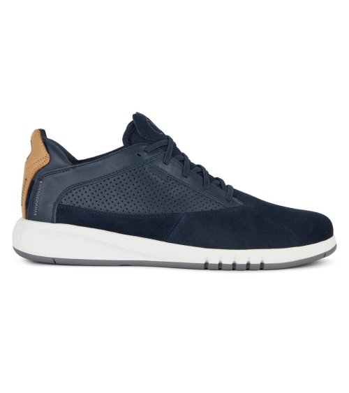 Geox U Aerantis B sneakers basse camoscio