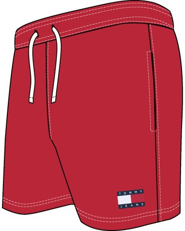 Tommy Jeans Badehose mit elastischem Bund