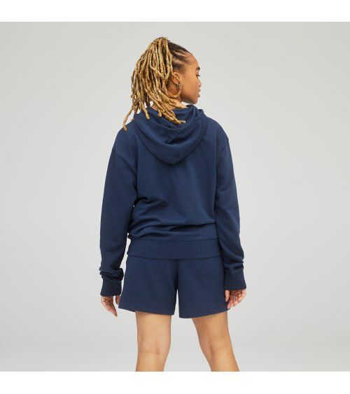 New Balance felpa con zip con tasche laterali