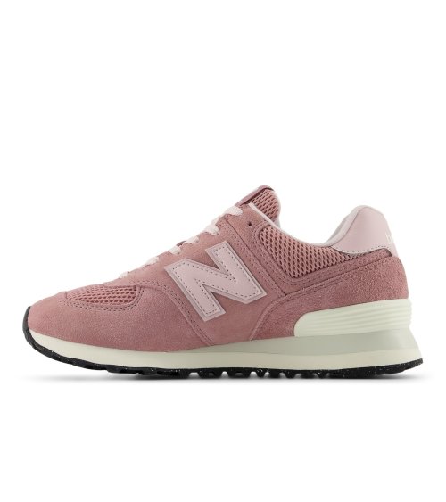 New Balance sneakers basse in mesh e camoscio