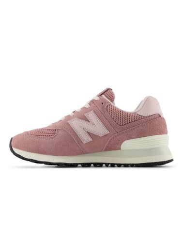 New Balance niedrige Sneaker aus Mesh und Wildleder
