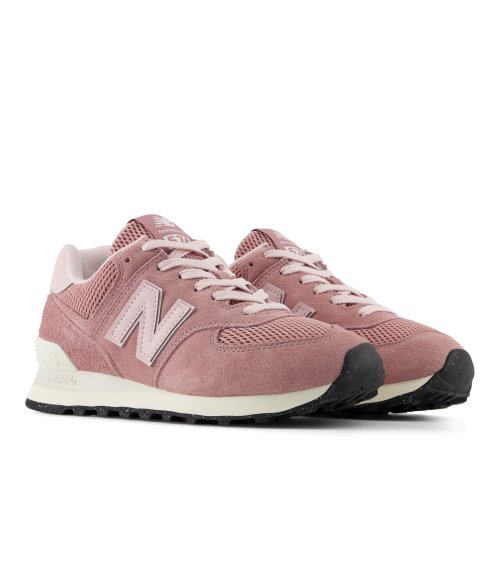 New Balance sneakers basse in mesh e camoscio