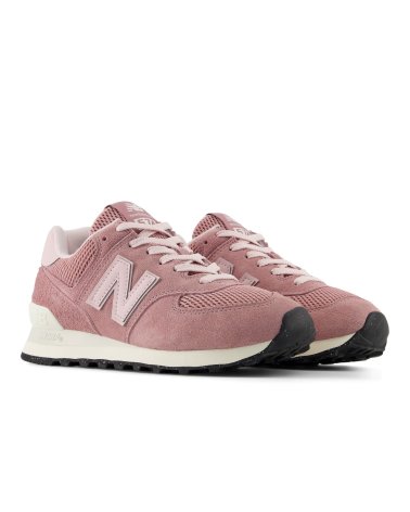New Balance baskets basses en mesh et daim