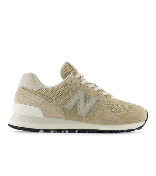 New Balance sneakers basse in mesh e camoscio