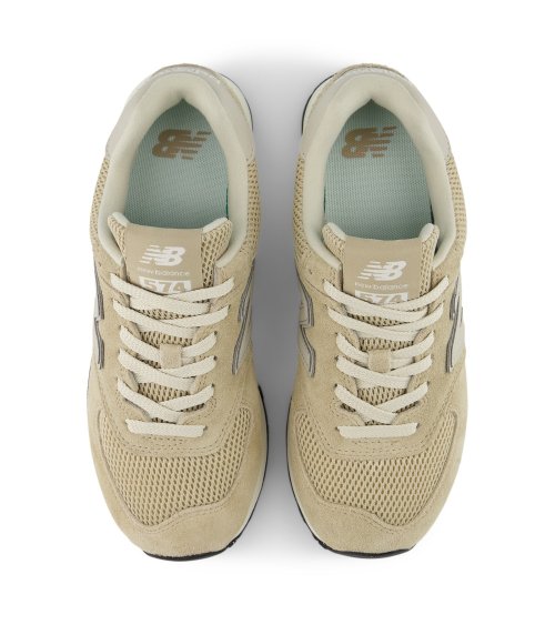 New Balance sneakers basse in mesh e camoscio