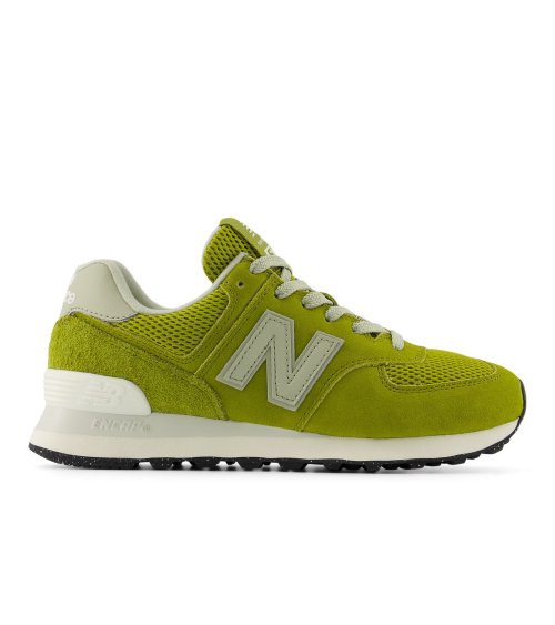 New Balance sneakers basse in mesh e camoscio
