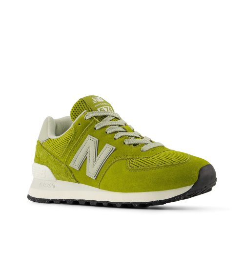 New Balance sneakers basse in mesh e camoscio