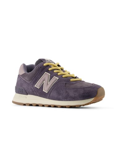 New Balance sneakers basse in mesh e camoscio