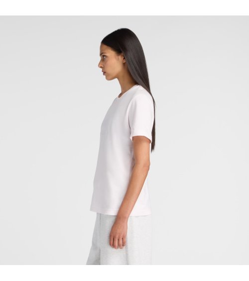 New Balance French Terry Stacked Logo Crew T-Shirt