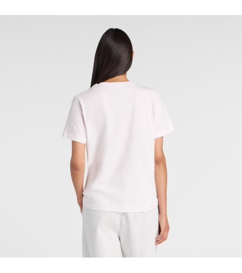 New Balance French Terry Stacked Logo Crew T-Shirt