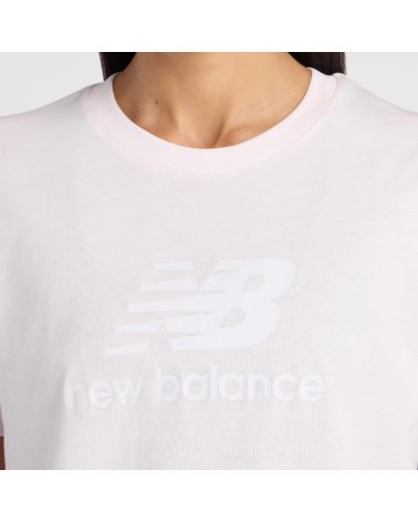 New Balance French Terry Stacked Logo Crew T-Shirt