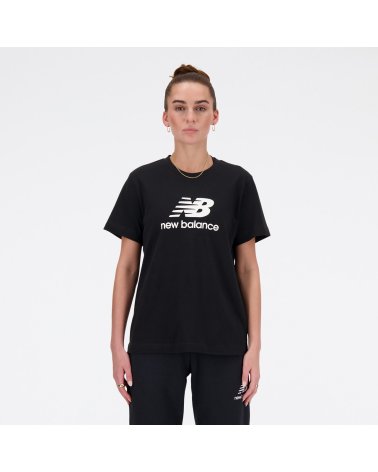 New Balance French Terry Stacked Logo Crew T-Shirt
